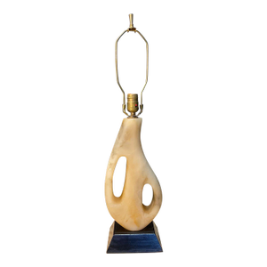 1950's Maurizio Tempestini Biomorphic Alabaster Table Lamp