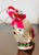 Vintage 20 th c handmade glass Christmas ornament Shitzu dog.