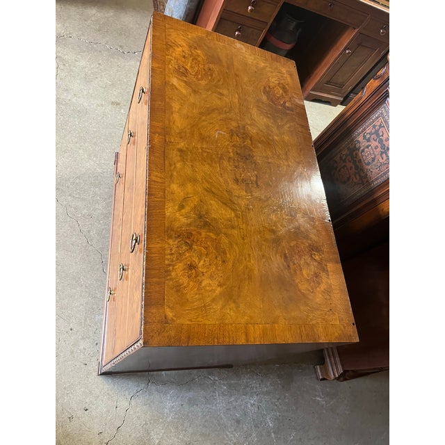 Antique Burlwood Chest For Sale - Image 4 of 11