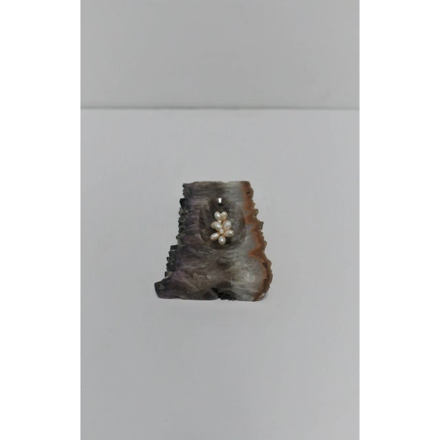 Purple Amethyst Natural Crystal Vessel Jewelry Dish For Sale - Image 10 of 12