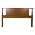 Mid-Century Modern Walnut Headboard, Vintage Full Size For Sale