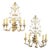 1955 Rococo Revival Gilt Metal and Wood Wall Sconces For Sale