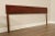 Mid Century Modern King Size Solid Walnut Headboard For Sale - Image 9 of 12