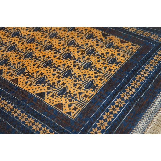 19th Century Vintage Balouch Rug 2'10'' x 4'4'' For Sale - Image 5 of 9
