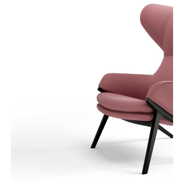 Set of P22 Chair and Footrest by Patrick Norguet for Cassina For Sale - Image 12 of 14