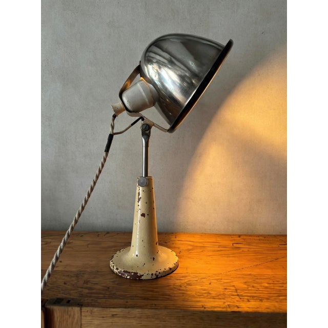 Metal Table Lamp in the style of Fritz Pendorff, 1950s For Sale - Image 7 of 10
