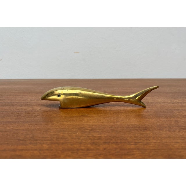 Mid-Century Fish Bottle Opener in Brass, 1960s For Sale - Image 12 of 14