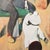 A Mother and Child in the Park - Serge Hollerbach, C. 1972 For Sale In San Diego - Image 6 of 8
