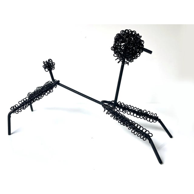 Charming Mid-Century Modern Frederic Weinberg Style Dog / Poodle sculpture.