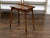 Wood English Oak Side Table with Lift Top, Carved Serpentine Front and Fluted Legs For Sale - Image 7 of 12