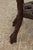 Chinese Antique Hexagonal Carved Plant Stand With Inlaid Marble Top For Sale - Image 13 of 13
