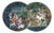 1970s French Limoges La Chasse a La Licorne / the Unicorn Tapestries Decorative Plates - A Pair For Sale