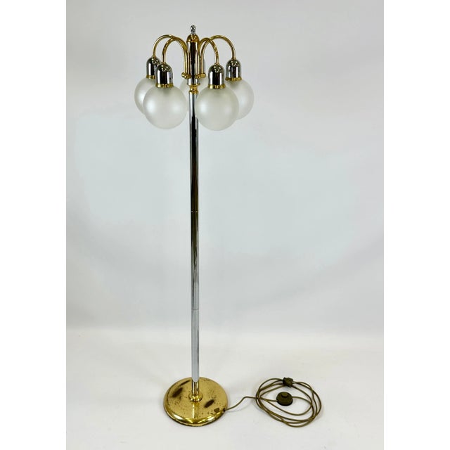 Metal Dome Floor Lamp from Wortmann & Filz, 1980s For Sale - Image 7 of 10