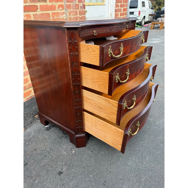 Henkel Harris Chippendale Bachelor Chest of Drawers For Sale - Image 12 of 18