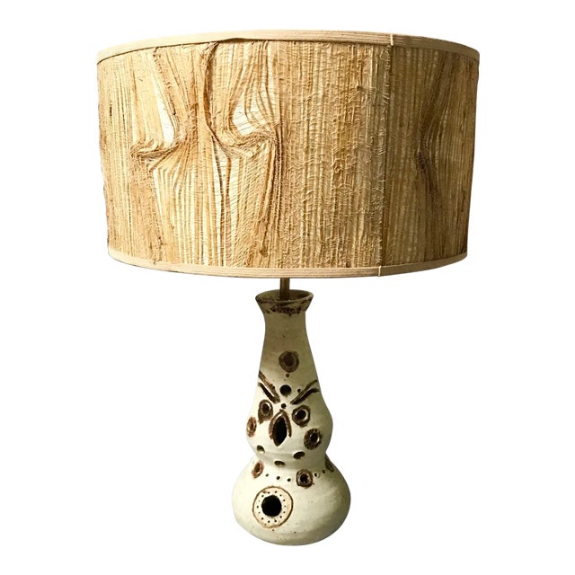 Ceramic Table Lamp, 1950s For Sale