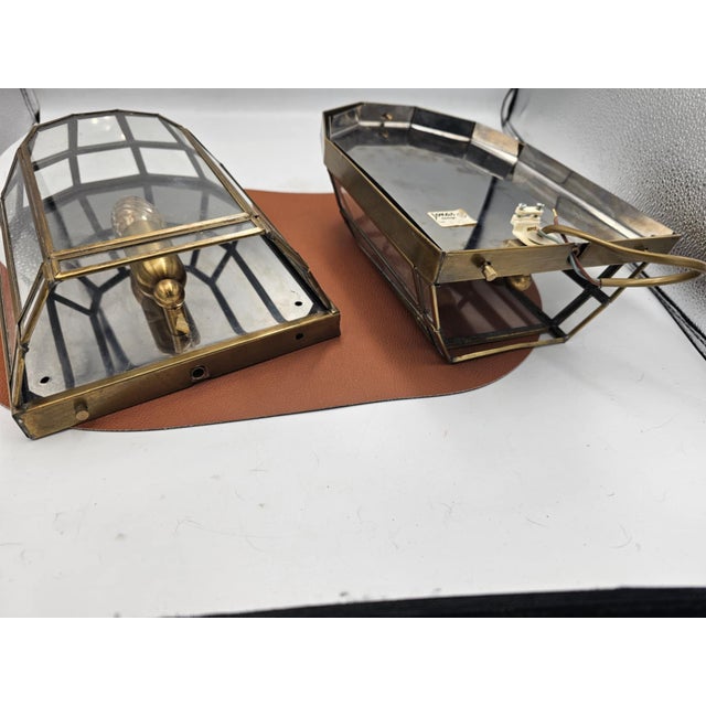 Brass Wall Lamp by Jonas Design, 1970s For Sale - Image 4 of 8