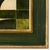 2020s Green Mid-Century Modern Inspired Collage in Vintage Painted Frame For Sale - Image 5 of 6