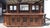 Victorian Carved Oak Front and Back Bar, 1980 For Sale - Image 3 of 18