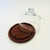 Mid-Century Modern Vintage Glass Cloche on Teak Base For Sale - Image 3 of 11