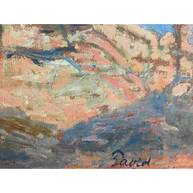 Trees, 1960s, Oil on Canvas, Framed For Sale - Image 9 of 10