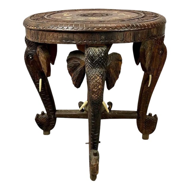 Elephant Side Table, 1920s For Sale