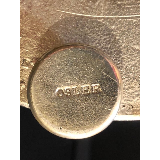 Metal Early 20th Century Cut Crystal Lamp By F&C Osler For Sale - Image 7 of 7