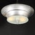 1930s Art Deco Brushed Aluminum & Frosted Glass Chandelier With Fluted Detailing For Sale - Image 13 of 13