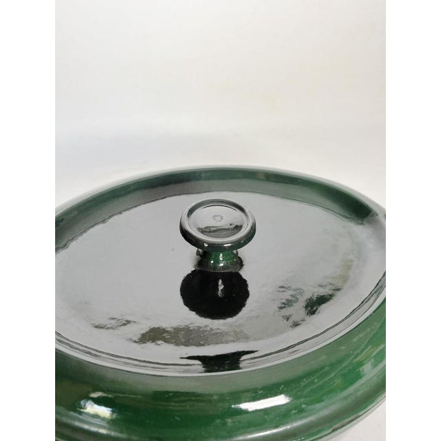 Green Cast Iron Casserole Dish, France, 1970s For Sale - Image 6 of 13