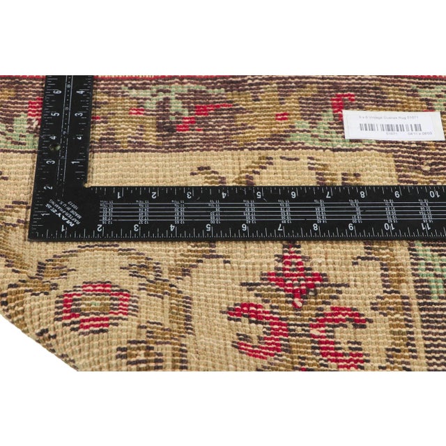 Vintage Turkish Oushak Rug, 04'11 X 08'03 For Sale In Dallas - Image 6 of 10