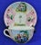 Wonderful antique hand painted courting couple tea cup & saucer.