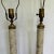 Wood Pair of 1980s Hand Painted Wooden Column Lamps For Sale - Image 7 of 8