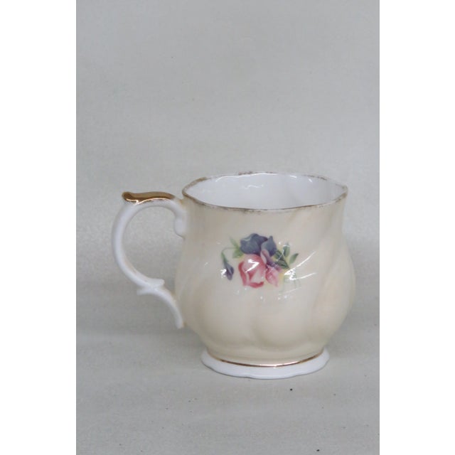 Late 20th Century Crownford Queens Bone China July Teacup England For Sale - Image 5 of 12