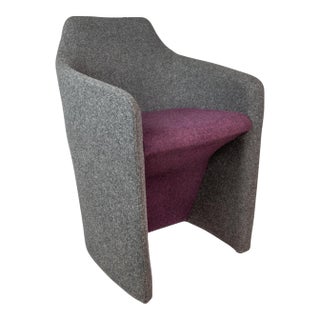 Post Modern "Venus" Lounge Accent Chair in Mohair by Simon Pengelly for Allermuir, United Kingdom, C. 2010's For Sale