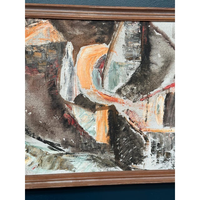 Eivor Lindberg, Abstract Composition, 1967, Oil on Canvas, Framed For Sale - Image 4 of 18