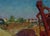 Realism Ukrainian Socialist Realism Oil Painting, Harvestwheat Field, 1970s 50-70 For Sale - Image 3 of 6