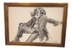Late 20th Century Studio Drawing