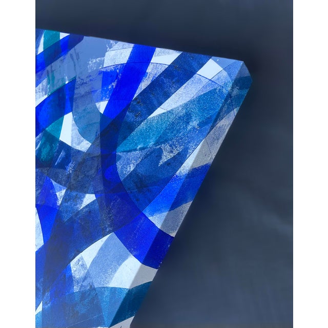 Luis Kaiulani "Infinity 1562" Acrylic Abstract Painting on Canvas Offered for sale is an abstract acrylic painting on...