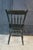 Attributed Vintage S. Bent & Bros Colonial Windsor Thumb Back Black Maple Side Chair For Sale - Image 12 of 14