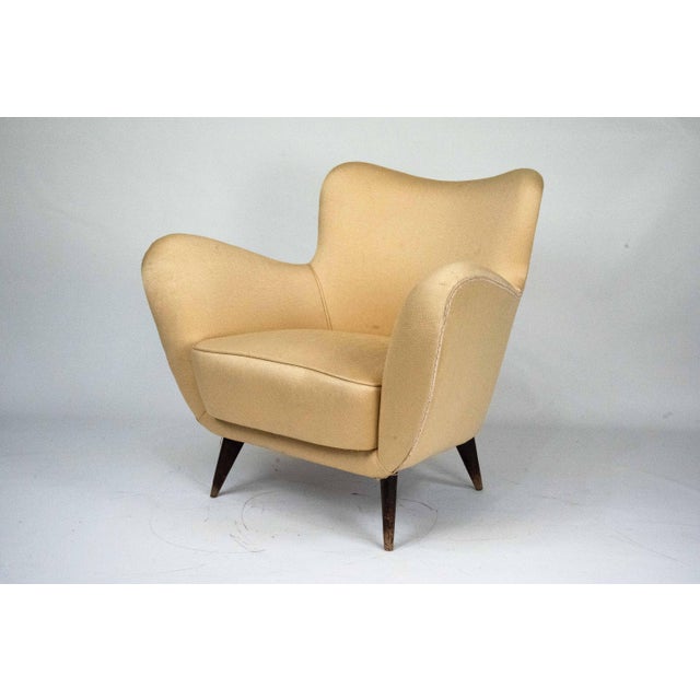 Vintage Sculptural Lounge Chair by Guglielmo Veronesi, 1950s For Sale - Image 11 of 11