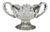 Late 19th Century American Brilliant Period Cut Crystal Pedestal Sugar Bowl For Sale