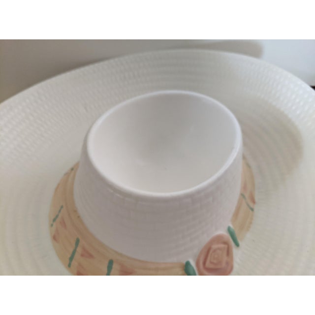 1980s Cowboy Hat Chip and Dip Party Bowl Chairish