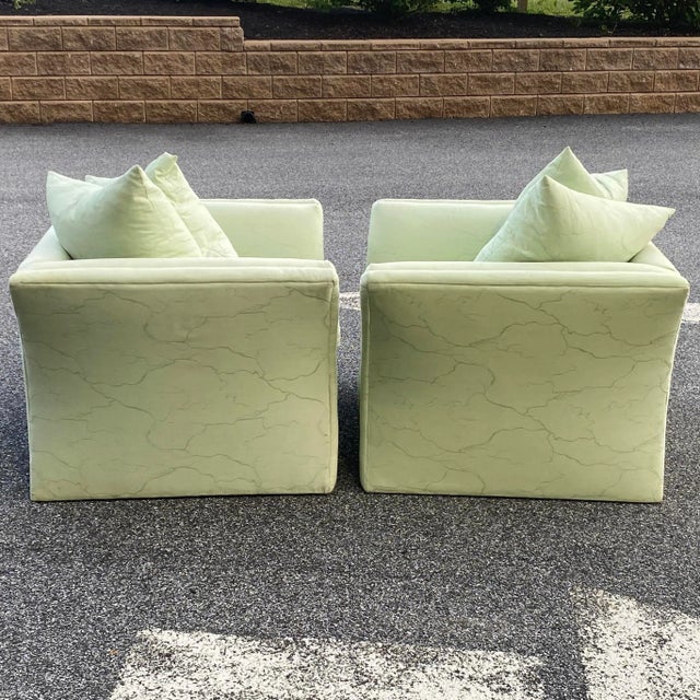 1980s 1980's Modern Royal Lounge Co. Lounge Chairs - a Pair For Sale - Image 5 of 13