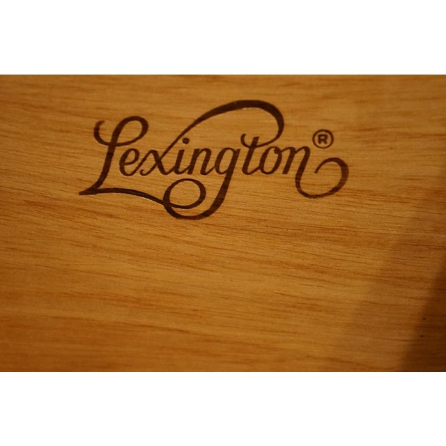 Lexington Furniture Recollections Collection Solid Oak Rustic Country French 24" Lingerie Chest 468-310 For Sale - Image 10 of 15