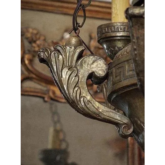 Early 19th Century Early 19th Century Repousse Altar Light For Sale - Image 5 of 6