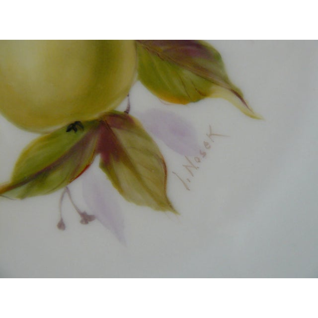 Ivory Pre-1954 Hand Painted Lenox Plates by Jan Nosek - Set of 12 For Sale - Image 8 of 13