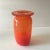 Orange Hand - Blown Art - Glass Vase For Sale - Image 9 of 9
