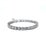 Silver 13.13 Ct Emerald Cut & Baguette Diamond Bracelet For Sale - Image 8 of 8