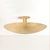 Modern Hudson Valley Lighting Bern 18 in. 3 Light Flush Mount in Vintage Brass Finish For Sale - Image 3 of 4