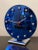 Mid-Century Modern Gilbert Rohde for Herman Miller Blue Mirror Clock For Sale - Image 3 of 10