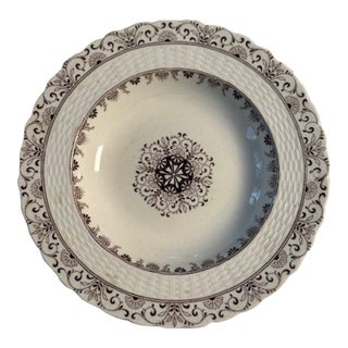 Antique Minton's "Kerry" Scalloped Rimmed Soup Bowl. For Sale